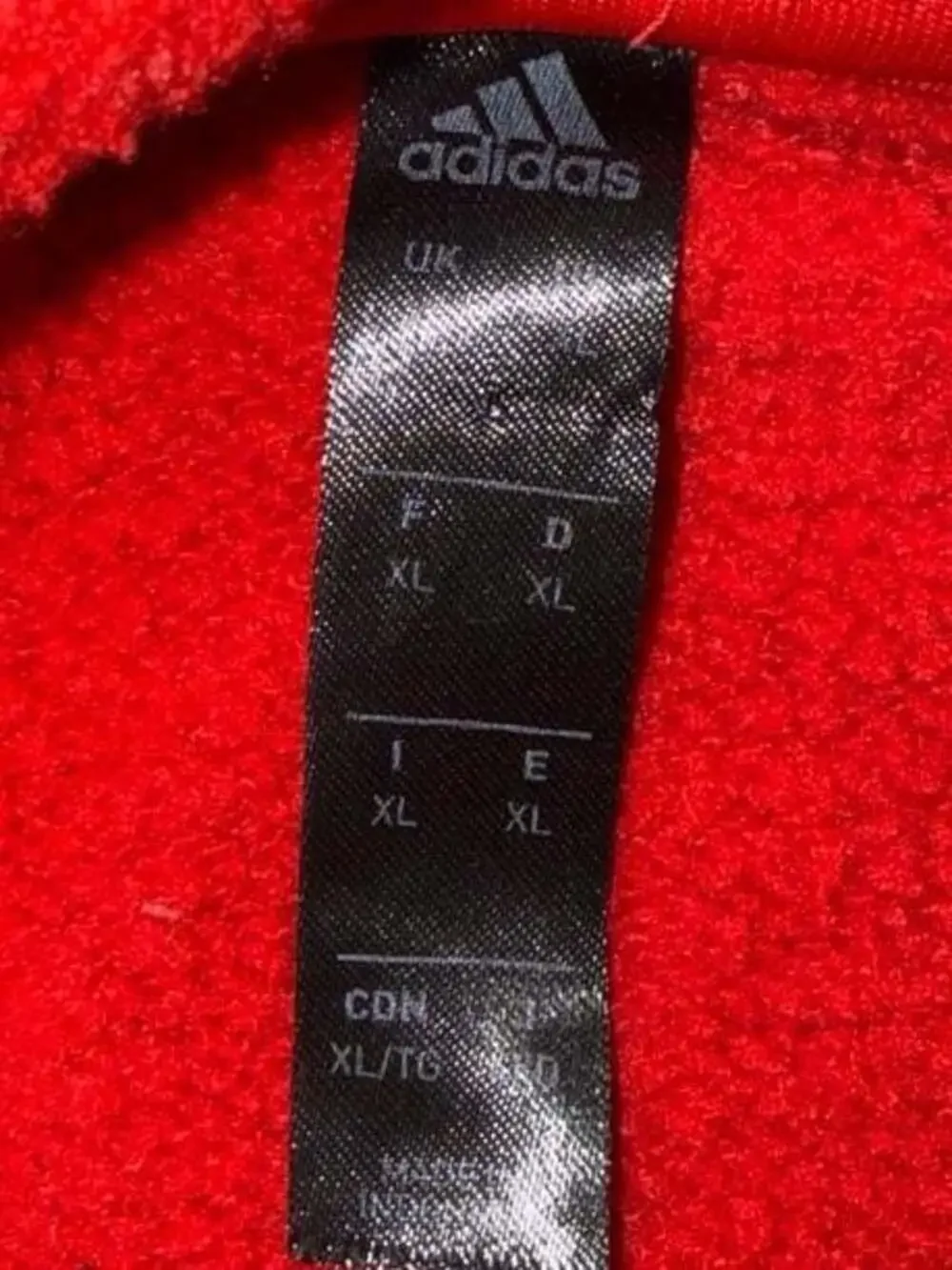 Adidas Men's Big Logo Fleece Pullover Hoodie
